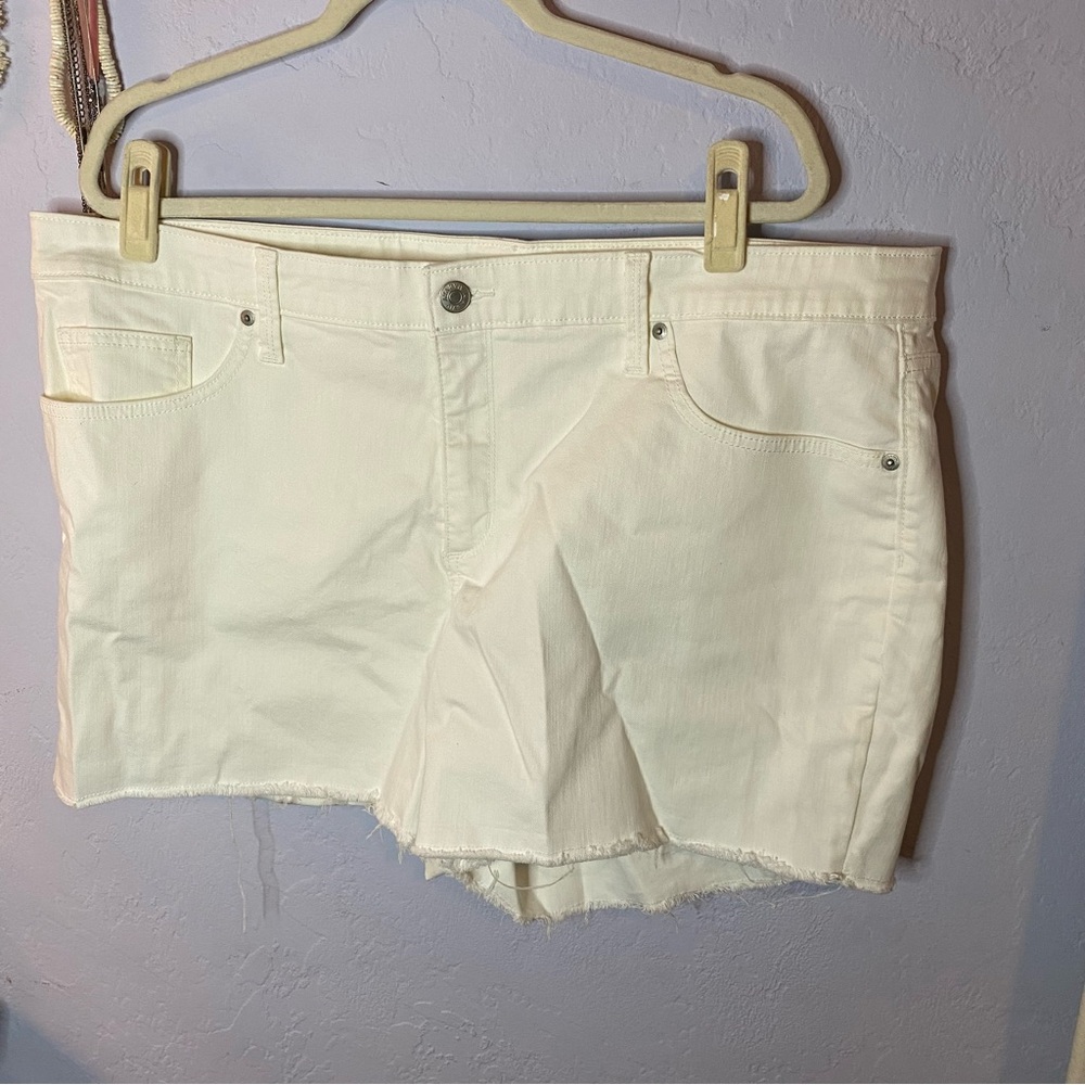 Ava & Viv White Shorts 22W